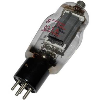 Elektroncső 811 A, pólusszám 5, UX-5 foglalat, Végpentóda Elektroncső 811 A, pólusszám 5, UX-5 foglalat, Végpentóda