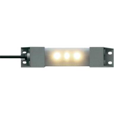 LED-es géplámpa 13,4 cm, 24 V/DC, fehér, LUMIFA Idec LF1B-NA4P-2TLWW2-3M LED-es géplámpa 13,4 cm, 24 V/DC, fehér, LUMIFA Idec LF1B-NA4P-2TLWW2-3M