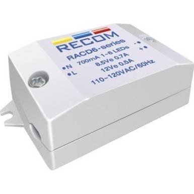 &Aacute;lland&oacute; LED &aacute;ramforr&aacute;s 700 mA, 90-264 V/AC, Recom Lighting RACD06-700