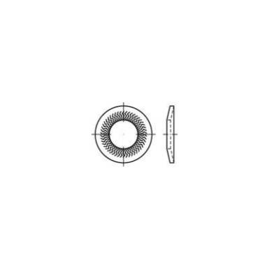 Z&aacute;r&oacute; al&aacute;t&eacute;t, belső &Oslash;: 8 mm 250 db TOOLCRAFT 159414