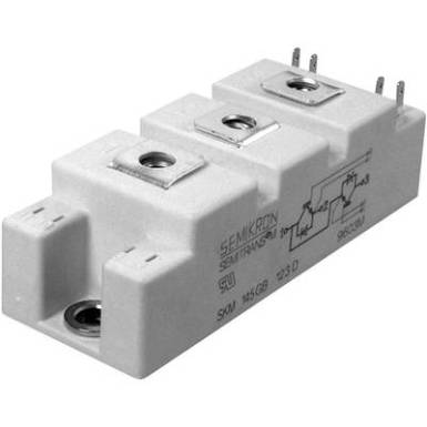 IGBT modul, I(C) 160 A, U(CES) 1700 V, SEMITRANS® Semikron SKM145GB176D SPT IGBT modul, I(C) 160 A, U(CES) 1700 V, SEMITRANS® Semikron SKM145GB176D SPT