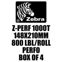 Z-PERF 1000T 148X210MM 800 LBL/ROLL PERFO BOX OF 4