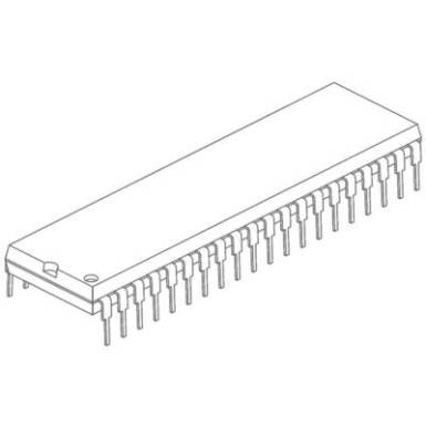 PIC processzor, h&aacute;z t&iacute;pus: PDIP-40, Microchip Technology PIC16F874A-I/P