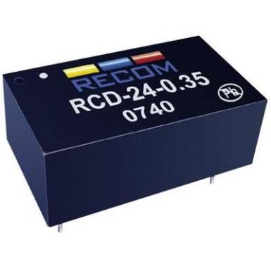LED meghajtó 4,5-36 V/DC, Recom Lighting RCD-24-0.35 LED meghajtó 4,5-36 V/DC, Recom Lighting RCD-24-0.35