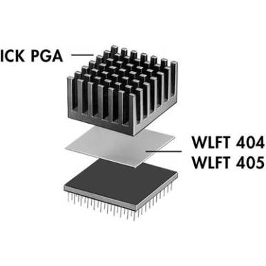 Hűtőborda, ICK PGA 6X6X14 Hűtőborda, ICK PGA 6X6X14