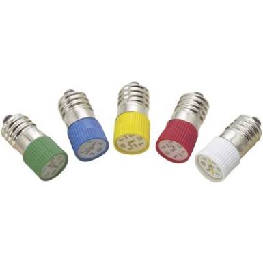 Barthelme LED l&aacute;mpa, 2 chippel, 6V, T10 E10, feh&eacute;r, 70113192
