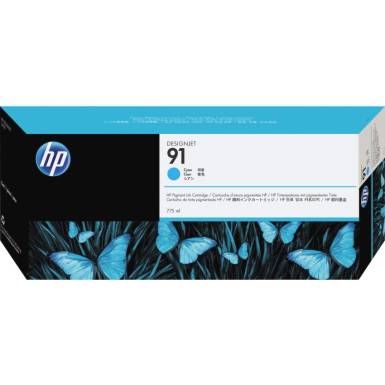 HP 91 CYAN INK CARTRIDGE WITH VIVERA INK (775 ML) HP 91 CYAN INK CARTRIDGE WITH VIVERA INK (775 ML)