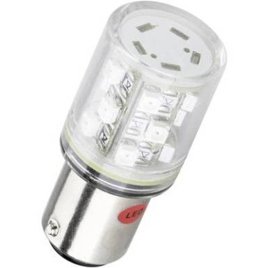 LED jelzől&aacute;mpa 6 db szuperf&eacute;nyes LED-del, BA15d, 24 V, z&ouml;ld, Barthelme 52160213