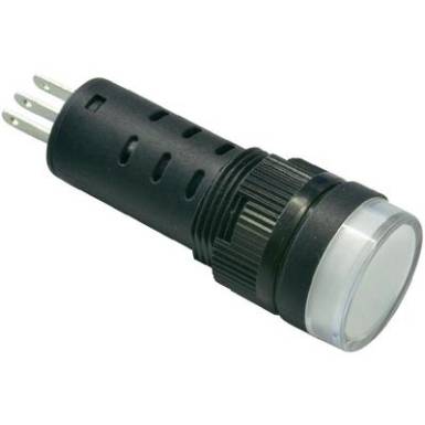 LED Pilot Light 16 mm, 230 V, v&ouml;r&ouml;s/z&ouml;ld, Barthelme 58823020