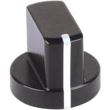 Alum&iacute;nium forgat&oacute;gomb fekete 4mm