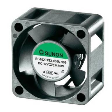 Axiális ventilátor (ipari), 12 V/DC 13.08 m³/h (Sz x Ma x Mé) 40 x 40 x 20 mm Sunon EB40201S2-000U-999 Axiális ventilátor (ipari), 12 V/DC 13.08 m³/h (Sz x Ma x Mé) 40 x 40 x 20 mm Sunon EB40201S2-000U-999