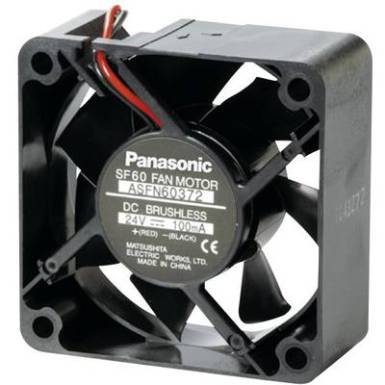 Axiális ventilátor (ipari), 12 V/DC 26.4 m³/h 60 x 60 x 25 mm Panasonic ASFN64371 Axiális ventilátor (ipari), 12 V/DC 26.4 m³/h 60 x 60 x 25 mm Panasonic ASFN64371