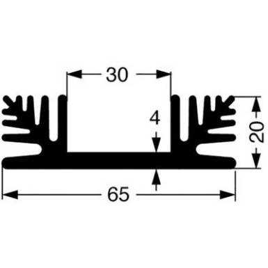 Hű,tő,borda 65x20x100mm Hű,tő,borda 65x20x100mm