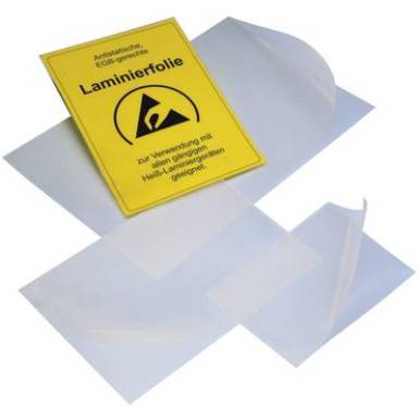 ESD lamináló fólia A4-es BJZ C-199 2751 (H x Sz) 304 mm x 217 mm Átlátszó ESD lamináló fólia A4-es BJZ C-199 2751 (H x Sz) 304 mm x 217 mm Átlátszó