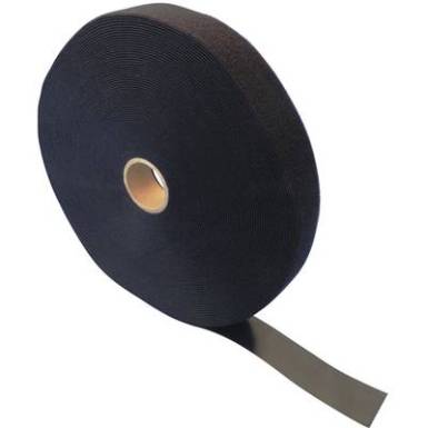Tépőzár szalag bolyhos és horgos fél, 25 m x 50 mm, fekete, Fastech ETN 25 Tépőzár szalag bolyhos és horgos fél, 25 m x 50 mm, fekete, Fastech ETN 25