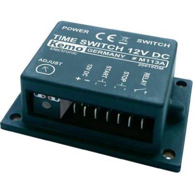 Időkapcsoló modul 12-15V/DC 2s – 23min Kemo Electronic M113A Időkapcsoló modul 12-15V/DC 2s – 23min Kemo Electronic M113A