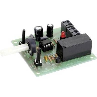 Prec&iacute;zi&oacute;s időkapcsol&oacute;, 10-15V/DC, 6A/250V/AC, 300 ms-100s