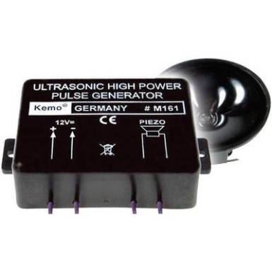 Nagy teljesítményű ultrahangos vaddisznó-, szarvas-, menyét- és nyestriasztó modul, 12V, max.: 300m, 120 dB, Kemo M161 Nagy teljesítményű ultrahangos vaddisznó-, szarvas-, menyét- és nyestriasztó modul, 12V, max.: 300m, 120 dB, Kemo M161