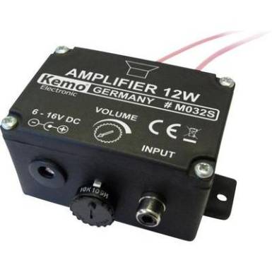 Univerzális erősítő PLUG & PLAY 12 W, Kemo M032S Univerzális erősítő PLUG & PLAY 12 W, Kemo M032S