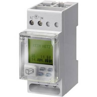 Siemens DIN sínes digitális heti időkapcsoló óra, 1 áramkör, 250V/16A, 56 program, 7LF4421-0 Siemens DIN sínes digitális heti időkapcsoló óra, 1 áramkör, 250V/16A, 56 program, 7LF4421-0