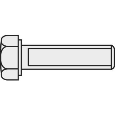TOOLCRAFT hatlapfejű tövigmenetes csavar, DIN 933, M3 x 16 mm 10 db 222525 TOOLCRAFT hatlapfejű tövigmenetes csavar, DIN 933, M3 x 16 mm 10 db 222525