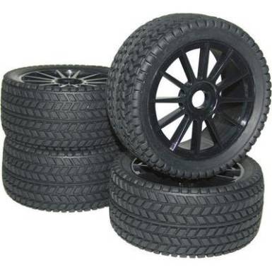 RC modellautó Buggy kerék 1:8 méretű, 10 küllős, fekete színű 4 db-os készlet Reely Buggy 10-Star Street RC modellautó Buggy kerék 1:8 méretű, 10 küllős, fekete színű 4 db-os készlet Reely Buggy 10-Star Street