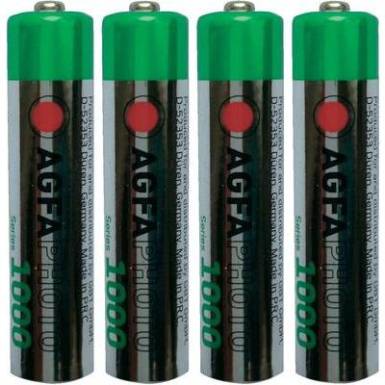 Agfa NiMH Mikro akku készlet (AAA) 900 mAh, 4 db, 1,2 V, HR3, HR03, MN2400 Agfa NiMH Mikro akku készlet (AAA) 900 mAh, 4 db, 1,2 V, HR3, HR03, MN2400