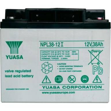 YUASA zselés akkumulátor, 12 V 38 Ah, 10 év YUASA zselés akkumulátor, 12 V 38 Ah, 10 év