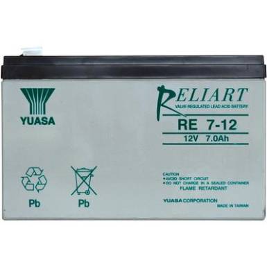 YUASA zsel&eacute;s akkumul&aacute;tor, 12 V 7 Ah, 10 &eacute;v