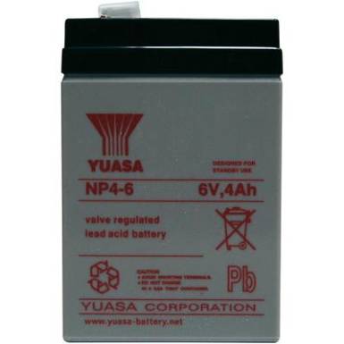 YUASA zselés akkumulátor, 6 V 4 Ah YUASA zselés akkumulátor, 6 V 4 Ah