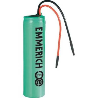 Li-ion akku, Emmerich ICR-18650 NQ-SP Emmerich 233974 2600 mAh, LiIon, 3.7 V, 1 db, ICR-18650NQ-SP, 4.2 V, 1300 mA Li-ion akku, Emmerich ICR-18650 NQ-SP Emmerich 233974 2600 mAh, LiIon, 3.7 V, 1 db, ICR-18650NQ-SP, 4.2 V, 1300 mA