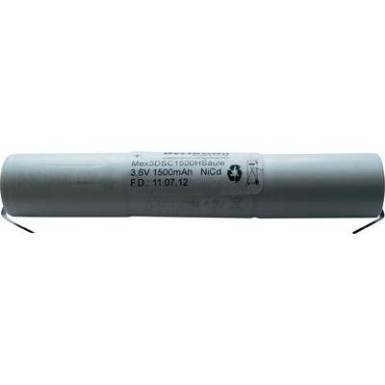 Akkupack forrfüles típus 3.6V 1500mAh Beltrona MEX3DSC1500HSCLG Akkupack forrfüles típus 3.6V 1500mAh Beltrona MEX3DSC1500HSCLG