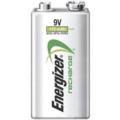 NIMH 9V-OS AKKU, ENERGIZER 175 MAH NIMH 9V-OS AKKU, ENERGIZER 175 MAH