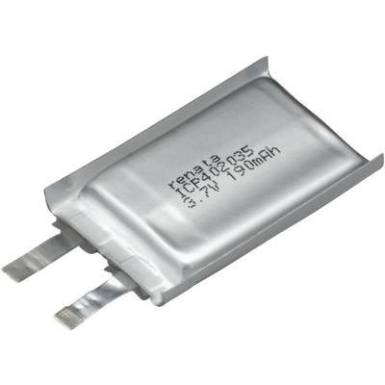 Renata l&iacute;tium-polimer akku 3,7 V, 195 mAh, 35 x 20 x 4,4 mm, ICP402035