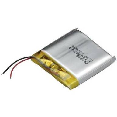 Renata l&iacute;tium-polimer akku 3,7 V, 350 mAh, 28 x 25,5 x 6,4 mm, ICP602823PA