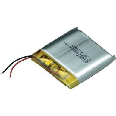 Renata lítium-polimer akku 3,7 V, 450 mAh, 32 x 29,5 x 6,2 mm, ICP582930PR-01 Renata lítium-polimer akku 3,7 V, 450 mAh, 32 x 29,5 x 6,2 mm, ICP582930PR-01