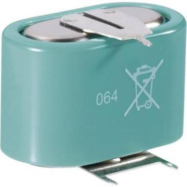 VARTA 3V150H NiMh gombcella, 150 mAh, 3,6 V, 26,6 x 14,6 x 25 mm VARTA 3V150H NiMh gombcella, 150 mAh, 3,6 V, 26,6 x 14,6 x 25 mm