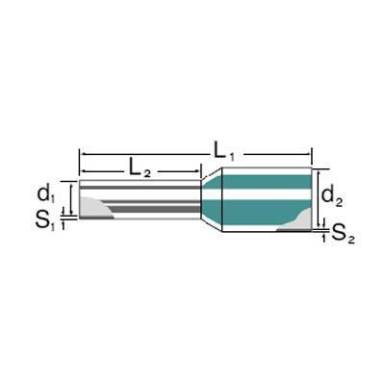 Érvéghüvely 10 mm² 18 mm Részlegesen szigetelt Elefántcsont Weidmüller 0565800000 100 db Érvéghüvely 10 mm² 18 mm Részlegesen szigetelt Elefántcsont Weidmüller 0565800000 100 db