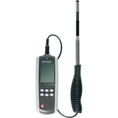 Anemométer, légáramlásmérő hőmérővel, USB csatlakozással, Voltcraft PL-135HAN Anemométer, légáramlásmérő hőmérővel, USB csatlakozással, Voltcraft PL-135HAN