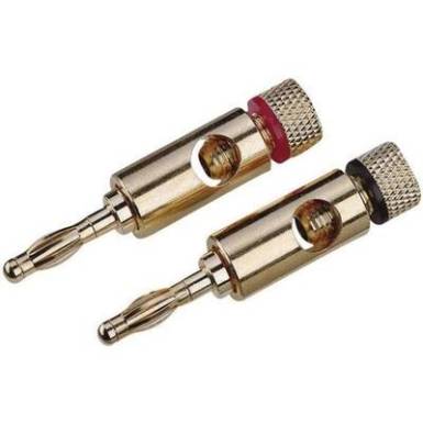 HighEnd aranyozott banándugó 10 mm²-ig, 1 pár HighEnd aranyozott banándugó 10 mm²-ig, 1 pár