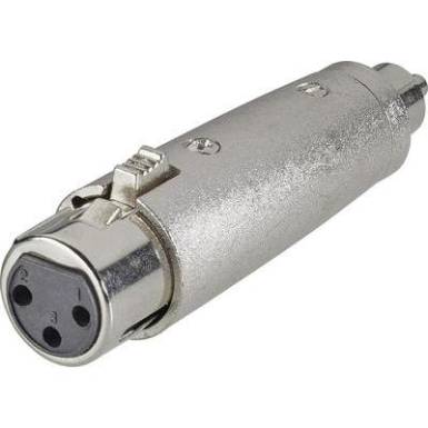 Átalakító adapter RCA dugó/XLR hüvely, Paccs Átalakító adapter RCA dugó/XLR hüvely, Paccs