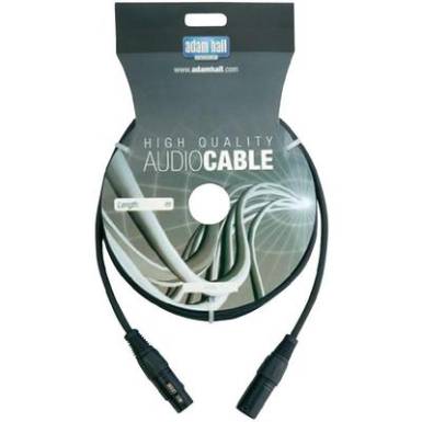 DMX kábel, 6m-es XLR kábel toldó, hosszabbító adam hall KDMX6 DMX kábel, 6m-es XLR kábel toldó, hosszabbító adam hall KDMX6