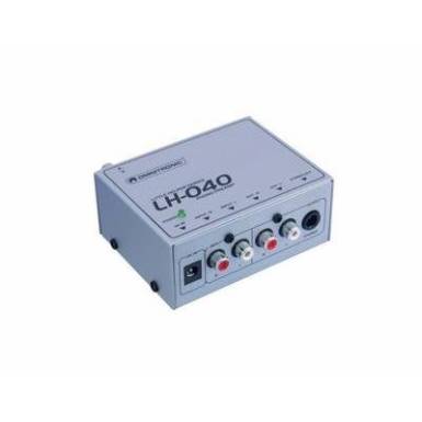 Lemezj&aacute;tsz&oacute;, Phono előerős&iacute;tő, RIAA korrektor Omnitronic LH-040