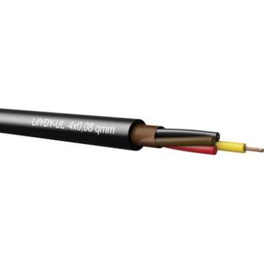 Vezérlővezeték, LifYDY 8 x 0.08 mm² fekete, Kabeltronik 390800800 méteráru Vezérlővezeték, LifYDY 8 x 0.08 mm² fekete, Kabeltronik 390800800 méteráru