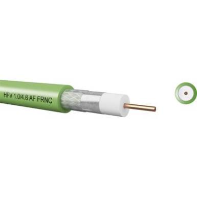 HFV videókábel 75 Ohm, HD-SDI Koax zöld, méteráru, Kabeltronik HFV videókábel 75 Ohm, HD-SDI Koax zöld, méteráru, Kabeltronik