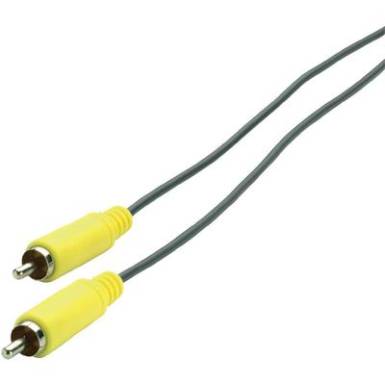 AV kábel RCA dugó/dugó, 3 m, sárga/szürke, SpeaKa 50305 AV kábel RCA dugó/dugó, 3 m, sárga/szürke, SpeaKa 50305