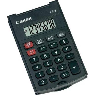 Zsebszámológép, Canon AS-8 Zsebszámológép, Canon AS-8