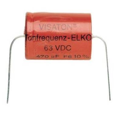 Hangfrekvenciás elko 470 UF Hangfrekvenciás elko 470 UF