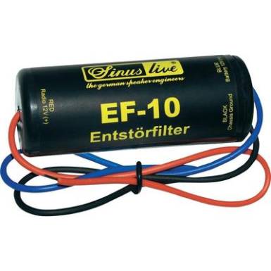 Aut&oacute;r&aacute;di&oacute; zavarszűrő 12V 10A, Sinuslive EF-10