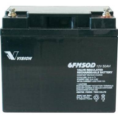 Ólomakku 12 V 50 Ah Vision Akkus 6FM50DX, Vision 6FM50DX Ólomzselés (AGM) 197 x 170 x 165 mm ,Ciklusálló Ólomakku 12 V 50 Ah Vision Akkus 6FM50DX, Vision 6FM50DX Ólomzselés (AGM) 197 x 170 x 165 mm ,Ciklusálló